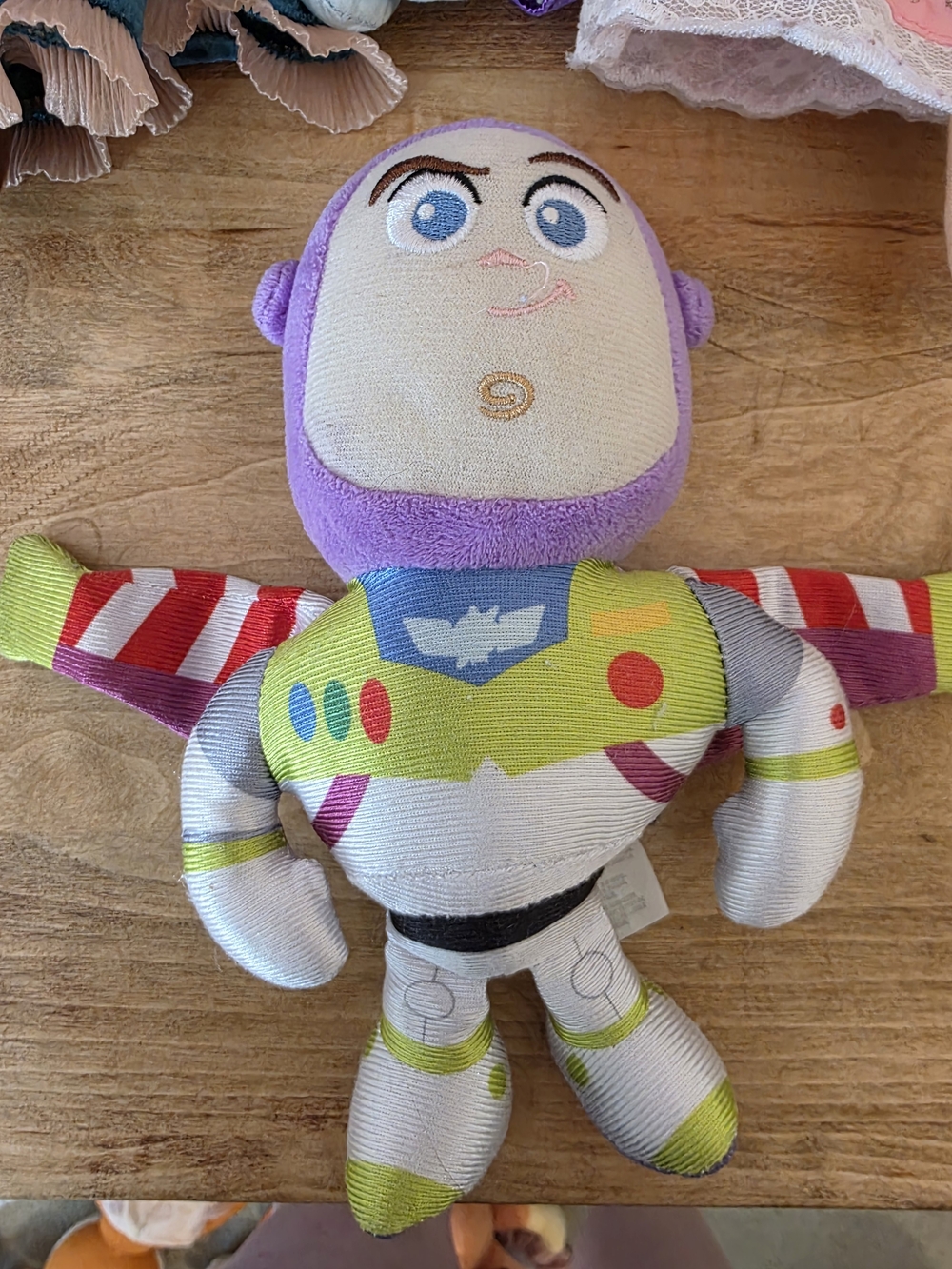 Disney Baby Buzz Lightyear Plush in Purple, Green, White